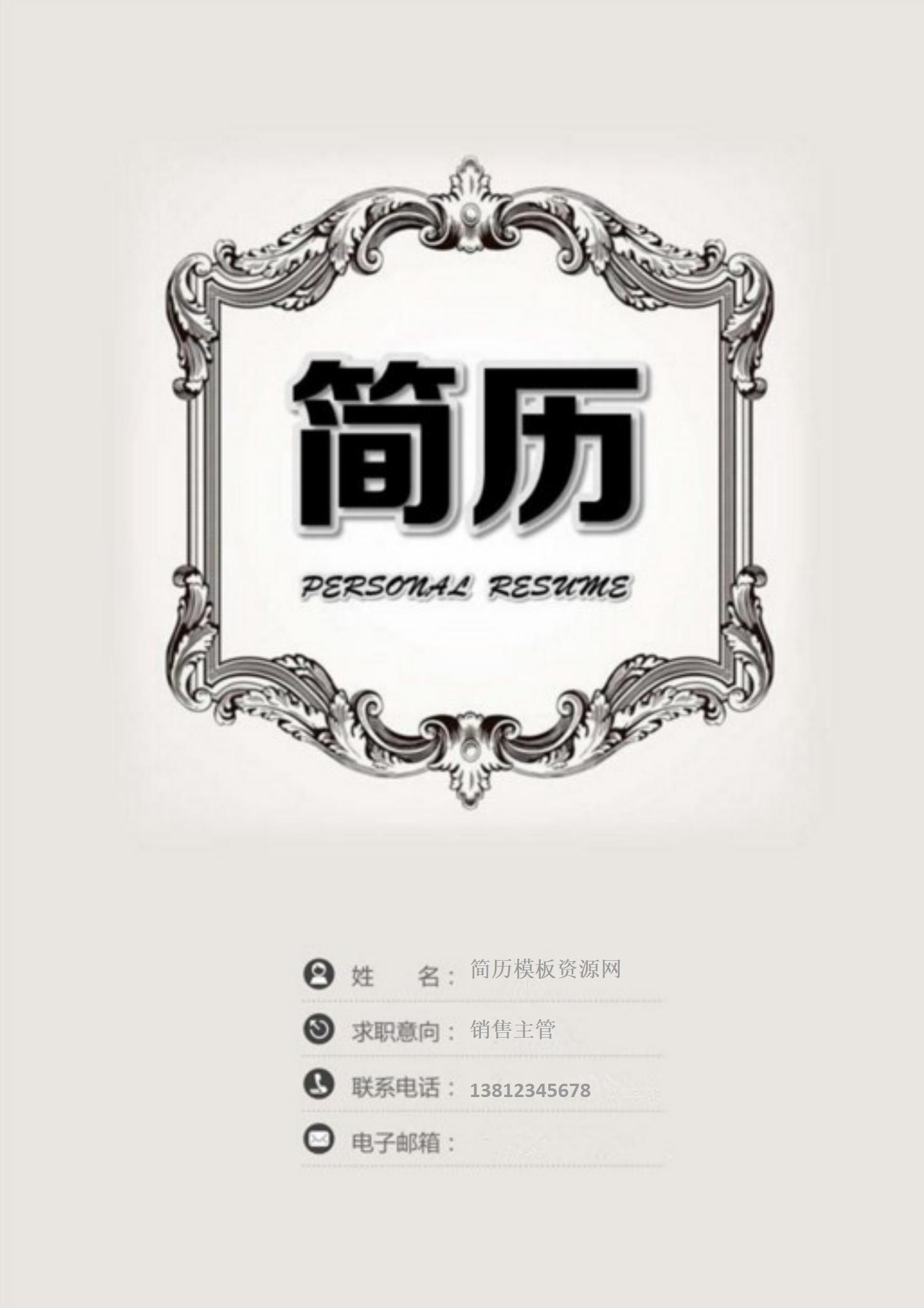 大学生必备简历模板组合